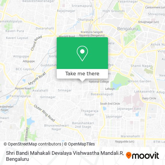 Shri Bandi Mahakali Devalaya Vishwastha Mandali.R map