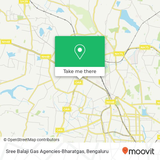 Sree Balaji Gas Agencies-Bharatgas map