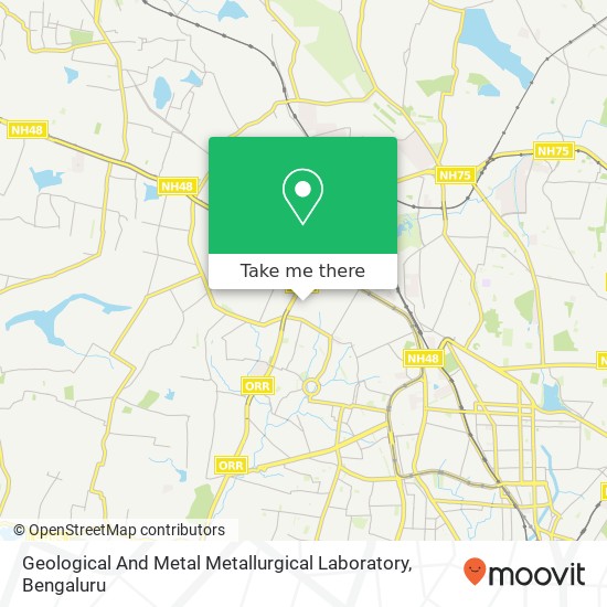 Geological And Metal Metallurgical Laboratory map