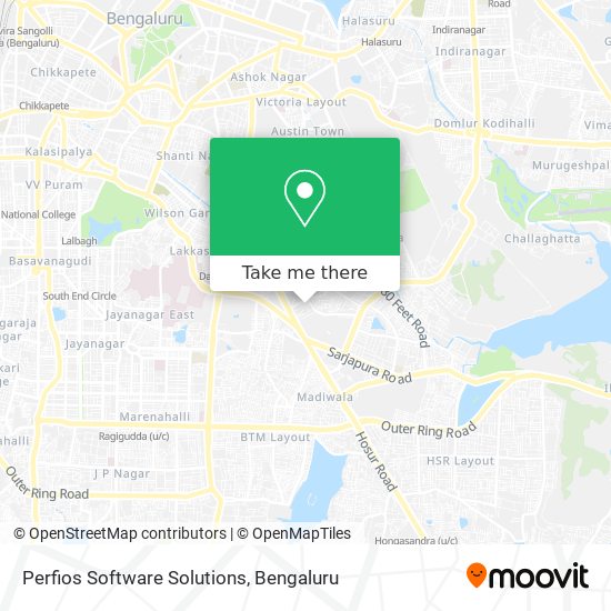 Perfios Software Solutions map