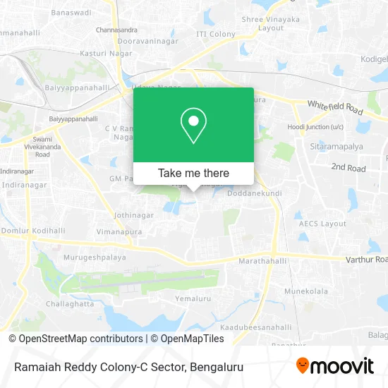 Ramaiah Reddy Colony-C Sector map
