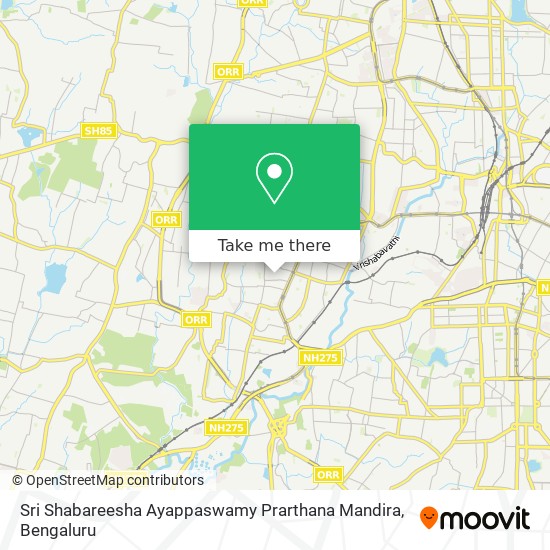 Sri Shabareesha Ayappaswamy Prarthana Mandira map