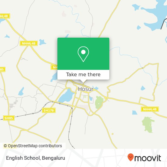 English School map