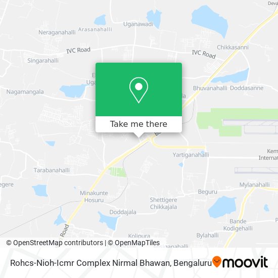 Rohcs-Nioh-Icmr Complex Nirmal Bhawan map