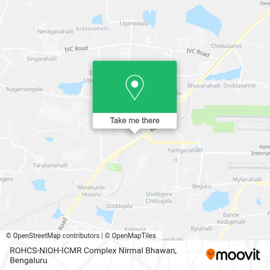 Rohcs-Nioh-Icmr Complex Nirmal Bhawan map