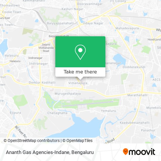 Ananth Gas Agencies-Indane map