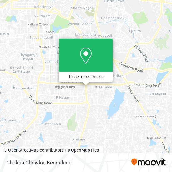 Chokha Chowka map