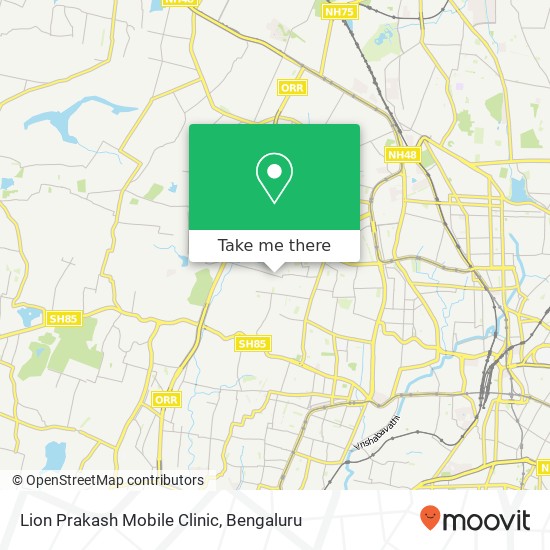 Lion Prakash Mobile Clinic map