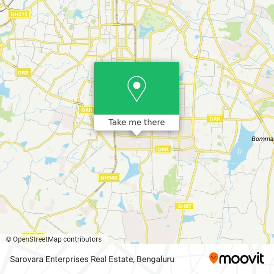 Sarovara Enterprises Real Estate map