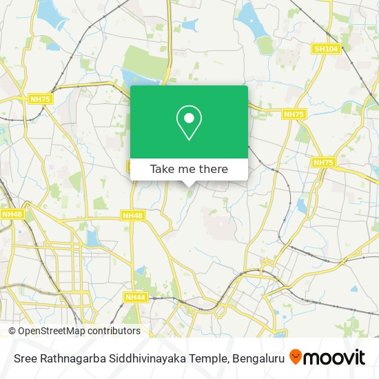 Sree Rathnagarba Siddhivinayaka Temple map