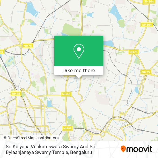 Sri Kalyana Venkateswara Swamy And Sri Bylaanjaneya Swamy Temple map