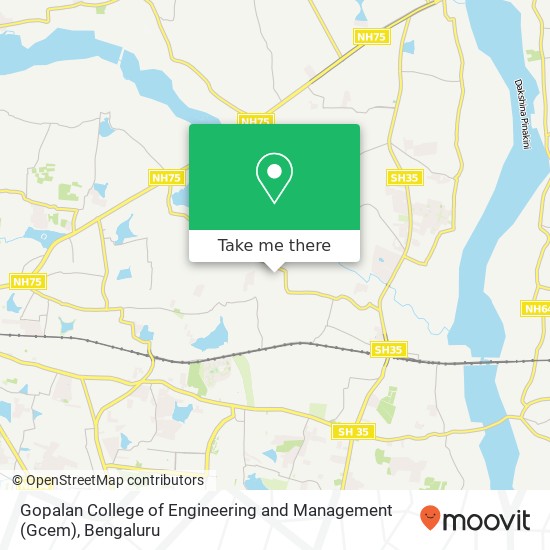 Gopalan College of Engineering and Management (Gcem) map