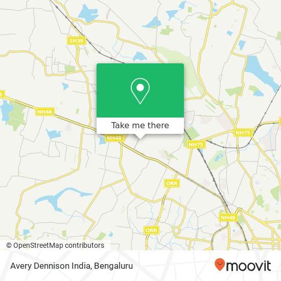 Avery Dennison India map