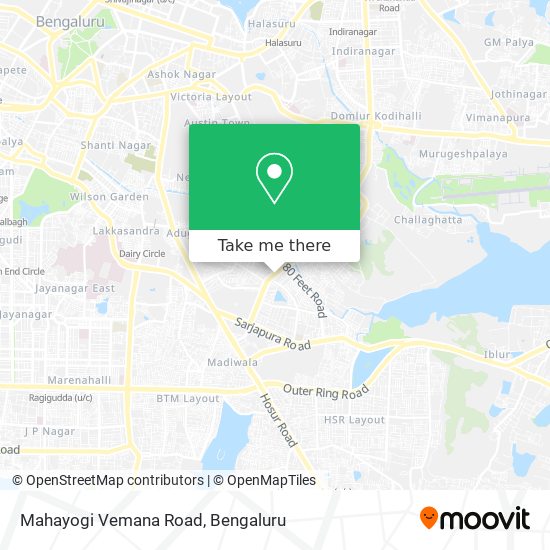 Mahayogi Vemana Road map