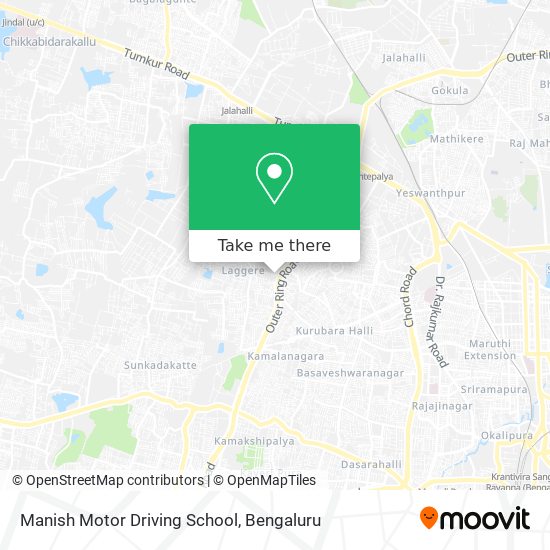Manish Motor Driving School map