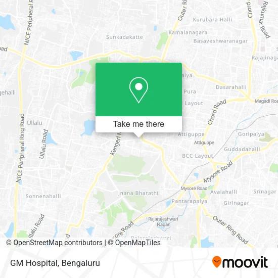 GM Hospital map