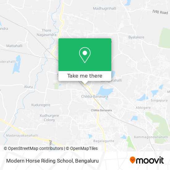 Modern Horse Riding School map