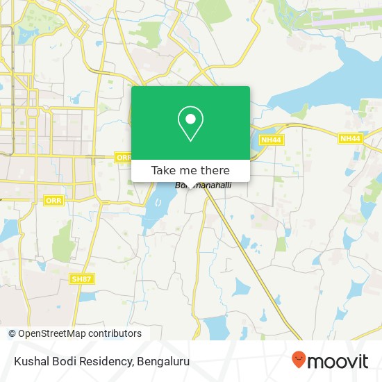 Kushal Bodi Residency map