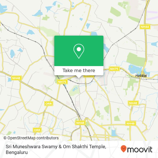 Sri Muneshwara Swamy & Om Shakthi Temple map