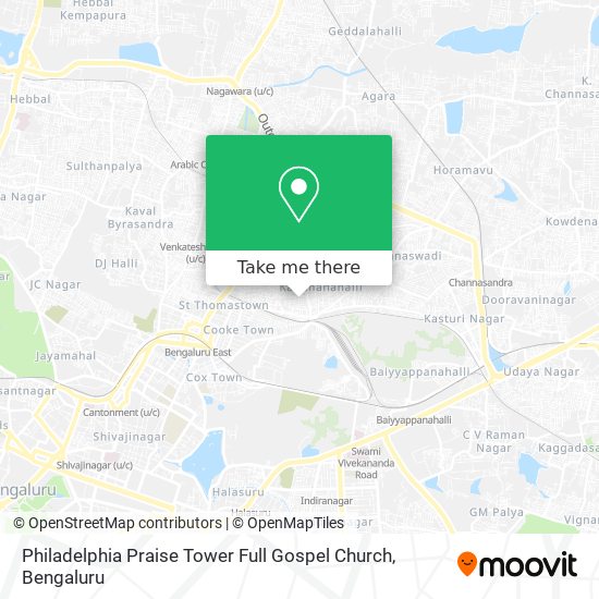 Philadelphia Praise Tower Full Gospel Church map