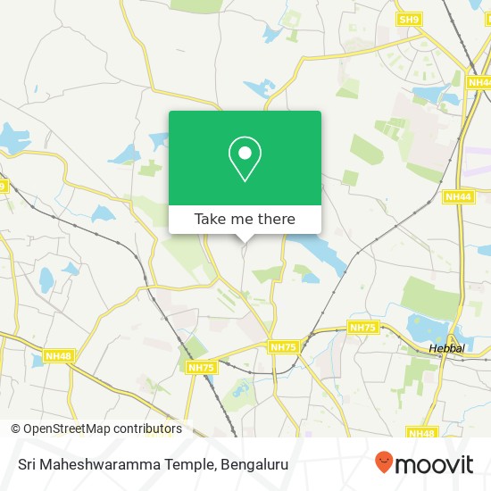 Sri Maheshwaramma Temple map