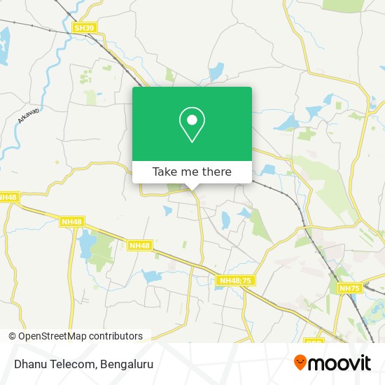 Dhanu Telecom map
