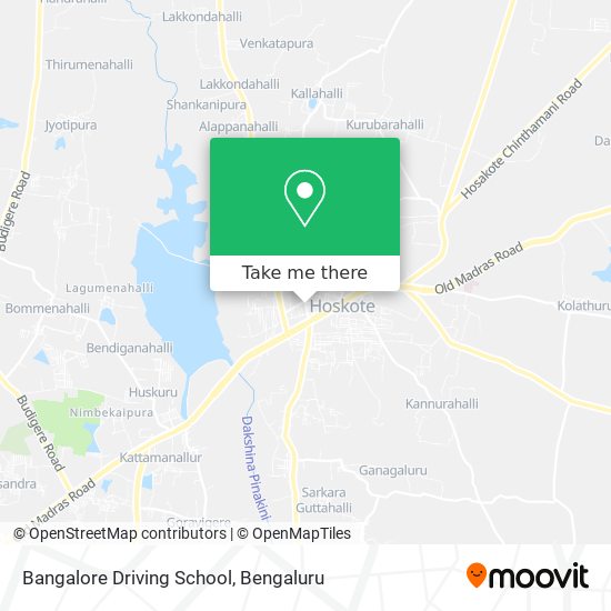 Bangalore Driving School map