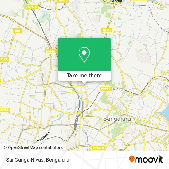 Sai Ganga Nivas map
