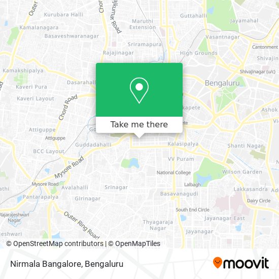 Nirmala Bangalore map