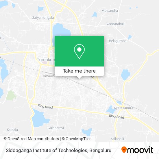 Siddaganga Institute of Technologies map