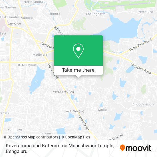 Kaveramma and Kateramma Muneshwara Temple map