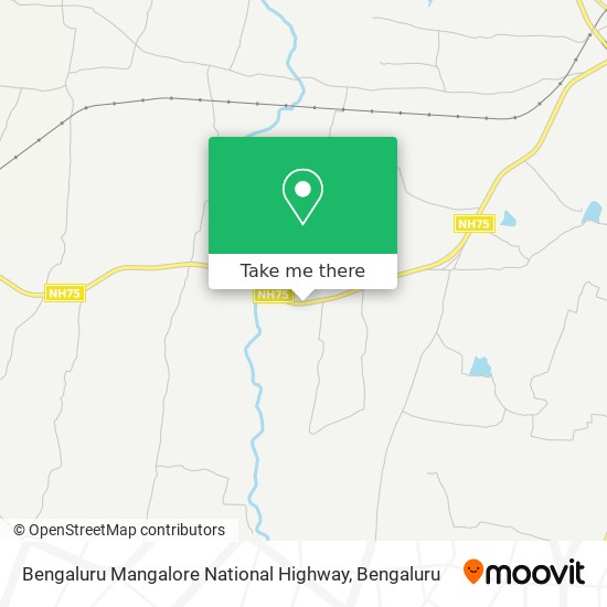 Bengaluru Mangalore National Highway map