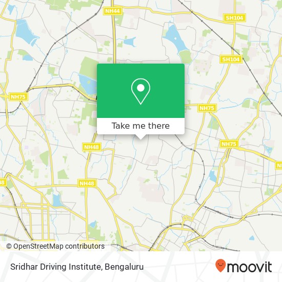Sridhar Driving Institute map