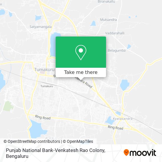 Punjab National Bank-Venkatesh Rao Colony map