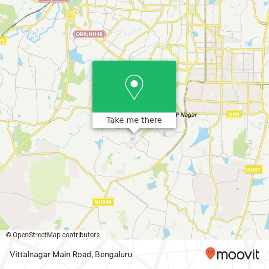 Vittalnagar Main Road map