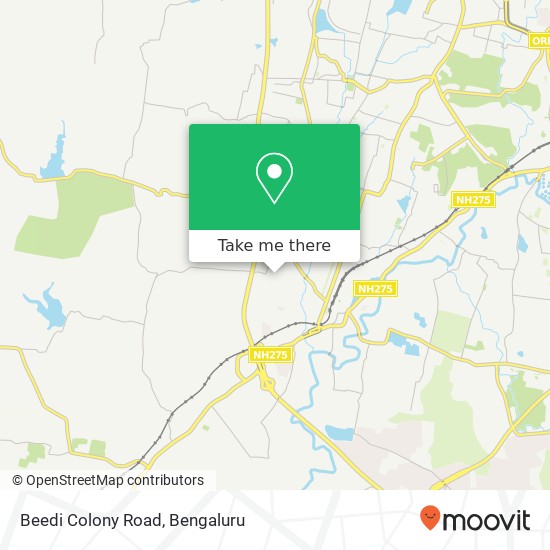 Beedi Colony Road map