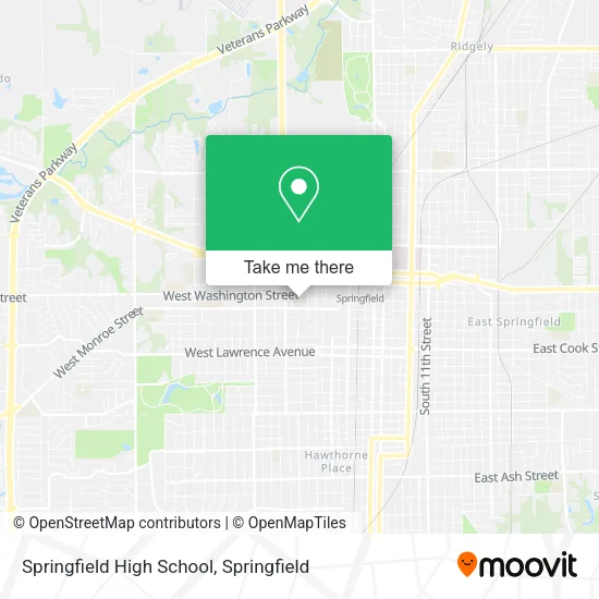 Springfield High School map