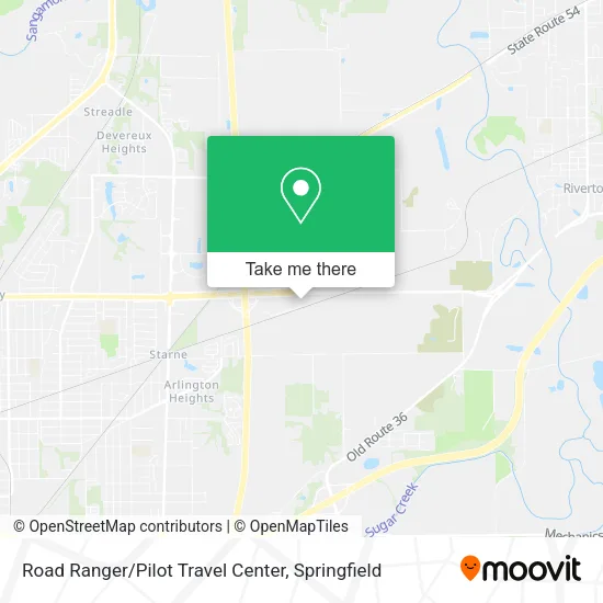 Road Ranger / Pilot Travel Center map