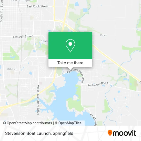 Stevenson Boat Launch map