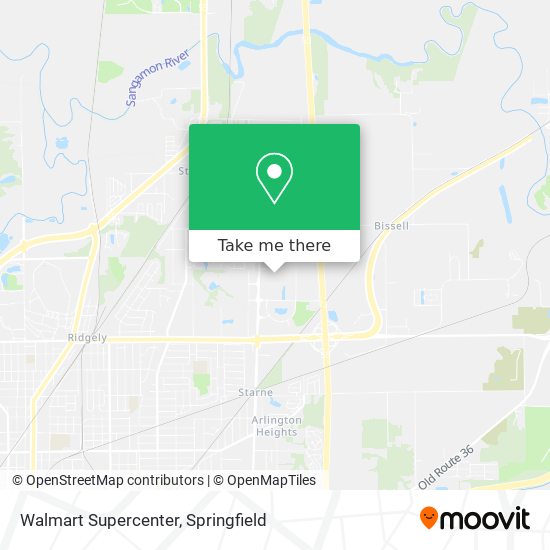 Walmart Supercenter map