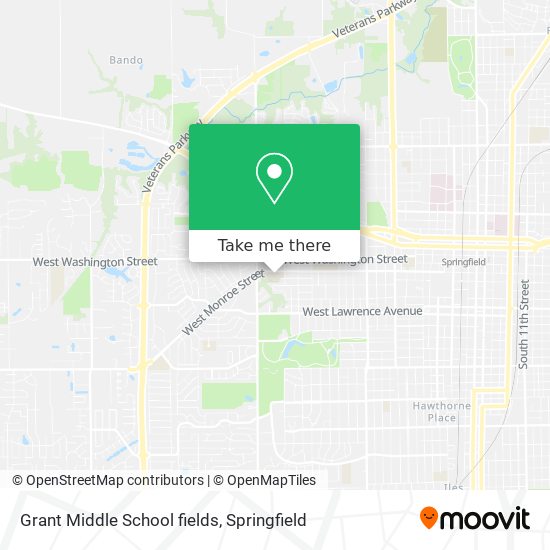 Grant Middle School fields map
