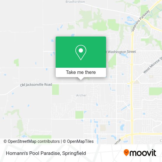 Homann's Pool Paradise map