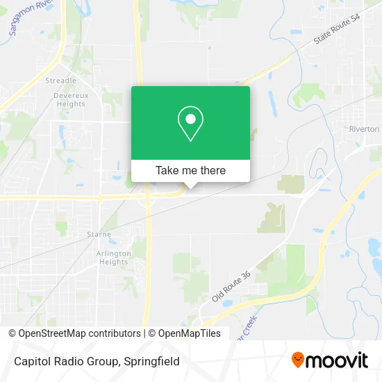 Capitol Radio Group map