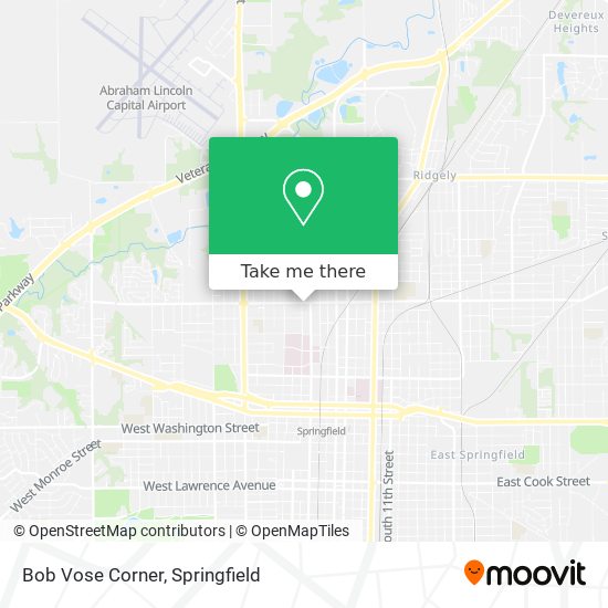 Bob Vose Corner map