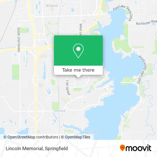 Lincoln Memorial map