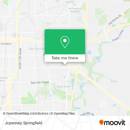 Mapa de Jcpenney
