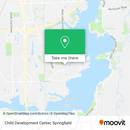 Child Development Center map
