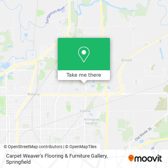 Carpet Weaver's Flooring & Furniture Gallery map