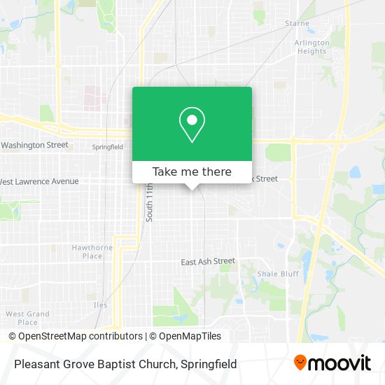 Pleasant Grove Baptist Church map