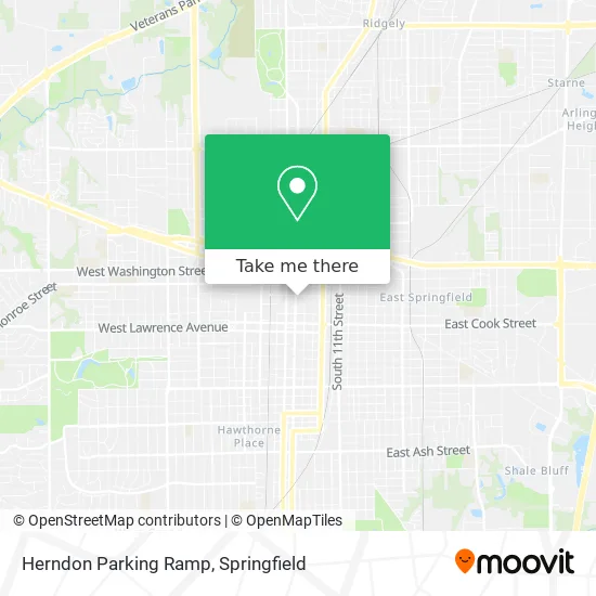 Mapa de Herndon Parking Ramp